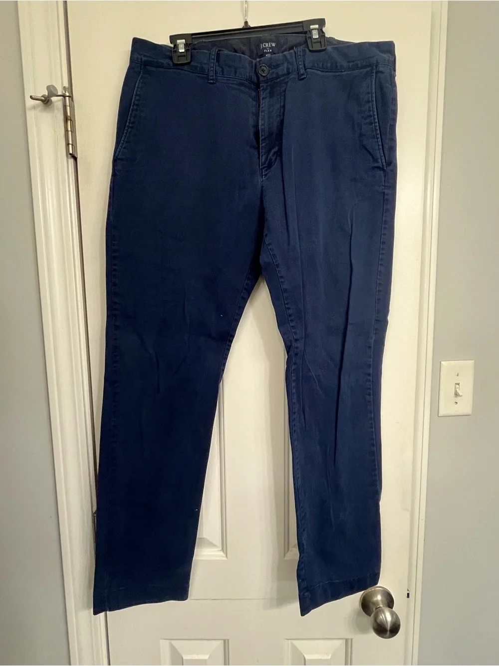 J. Crew Men's Dark Navy Straight Chinos